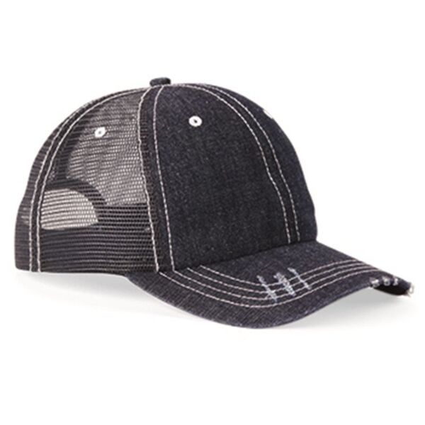 Herringbone Contrast Stitch Trucker Cap Thumbnail