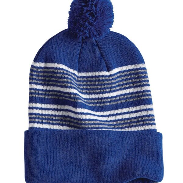 Basketball Striped Knit Cap Thumbnail