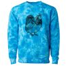 Unisex Midweight Tie-Dyed Crewneck Sweatshirt Thumbnail