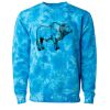 Unisex Midweight Tie-Dyed Crewneck Sweatshirt Thumbnail