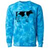 Unisex Midweight Tie-Dyed Crewneck Sweatshirt Thumbnail