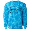 Unisex Midweight Tie-Dyed Crewneck Sweatshirt Thumbnail