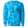 Unisex Midweight Tie-Dyed Crewneck Sweatshirt Thumbnail