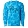 Unisex Midweight Tie-Dyed Crewneck Sweatshirt Thumbnail