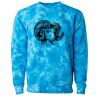 Unisex Midweight Tie-Dyed Crewneck Sweatshirt Thumbnail
