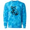 Unisex Midweight Tie-Dyed Crewneck Sweatshirt Thumbnail