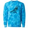 Unisex Midweight Tie-Dyed Crewneck Sweatshirt Thumbnail