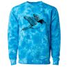 Unisex Midweight Tie-Dyed Crewneck Sweatshirt Thumbnail