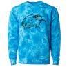 Unisex Midweight Tie-Dyed Crewneck Sweatshirt Thumbnail