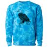 Unisex Midweight Tie-Dyed Crewneck Sweatshirt Thumbnail