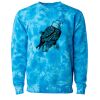 Unisex Midweight Tie-Dyed Crewneck Sweatshirt Thumbnail