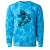 Unisex Midweight Tie-Dyed Crewneck Sweatshirt Thumbnail