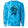 Unisex Midweight Tie-Dyed Crewneck Sweatshirt Thumbnail