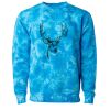 Unisex Midweight Tie-Dyed Crewneck Sweatshirt Thumbnail