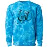 Unisex Midweight Tie-Dyed Crewneck Sweatshirt Thumbnail