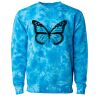 Unisex Midweight Tie-Dyed Crewneck Sweatshirt Thumbnail