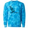 Unisex Midweight Tie-Dyed Crewneck Sweatshirt Thumbnail