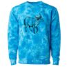 Unisex Midweight Tie-Dyed Crewneck Sweatshirt Thumbnail