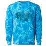 Unisex Midweight Tie-Dyed Crewneck Sweatshirt Thumbnail