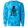 Unisex Midweight Tie-Dyed Crewneck Sweatshirt Thumbnail