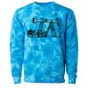 Unisex Midweight Tie-Dyed Crewneck Sweatshirt Thumbnail
