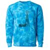 Unisex Midweight Tie-Dyed Crewneck Sweatshirt Thumbnail