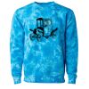Unisex Midweight Tie-Dyed Crewneck Sweatshirt Thumbnail