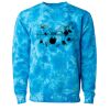 Unisex Midweight Tie-Dyed Crewneck Sweatshirt Thumbnail