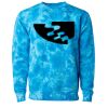 Unisex Midweight Tie-Dyed Crewneck Sweatshirt Thumbnail