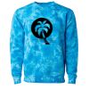 Unisex Midweight Tie-Dyed Crewneck Sweatshirt Thumbnail