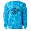 Unisex Midweight Tie-Dyed Crewneck Sweatshirt Thumbnail