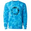 Unisex Midweight Tie-Dyed Crewneck Sweatshirt Thumbnail