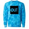 Unisex Midweight Tie-Dyed Crewneck Sweatshirt Thumbnail