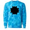 Unisex Midweight Tie-Dyed Crewneck Sweatshirt Thumbnail