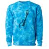 Unisex Midweight Tie-Dyed Crewneck Sweatshirt Thumbnail