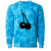Unisex Midweight Tie-Dyed Crewneck Sweatshirt Thumbnail