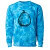 Unisex Midweight Tie-Dyed Crewneck Sweatshirt Thumbnail