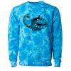 Unisex Midweight Tie-Dyed Crewneck Sweatshirt Thumbnail