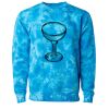 Unisex Midweight Tie-Dyed Crewneck Sweatshirt Thumbnail