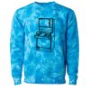 Unisex Midweight Tie-Dyed Crewneck Sweatshirt Thumbnail
