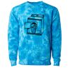 Unisex Midweight Tie-Dyed Crewneck Sweatshirt Thumbnail