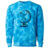 Unisex Midweight Tie-Dyed Crewneck Sweatshirt Thumbnail