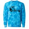 Unisex Midweight Tie-Dyed Crewneck Sweatshirt Thumbnail
