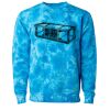 Unisex Midweight Tie-Dyed Crewneck Sweatshirt Thumbnail