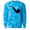 Unisex Midweight Tie-Dyed Crewneck Sweatshirt Thumbnail