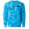 Unisex Midweight Tie-Dyed Crewneck Sweatshirt Thumbnail