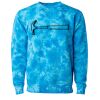 Unisex Midweight Tie-Dyed Crewneck Sweatshirt Thumbnail