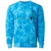 Unisex Midweight Tie-Dyed Crewneck Sweatshirt Thumbnail