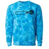Unisex Midweight Tie-Dyed Crewneck Sweatshirt Thumbnail
