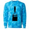 Unisex Midweight Tie-Dyed Crewneck Sweatshirt Thumbnail